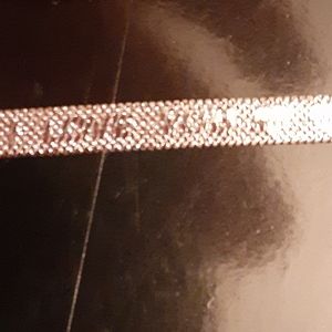 Reversible silver necklace